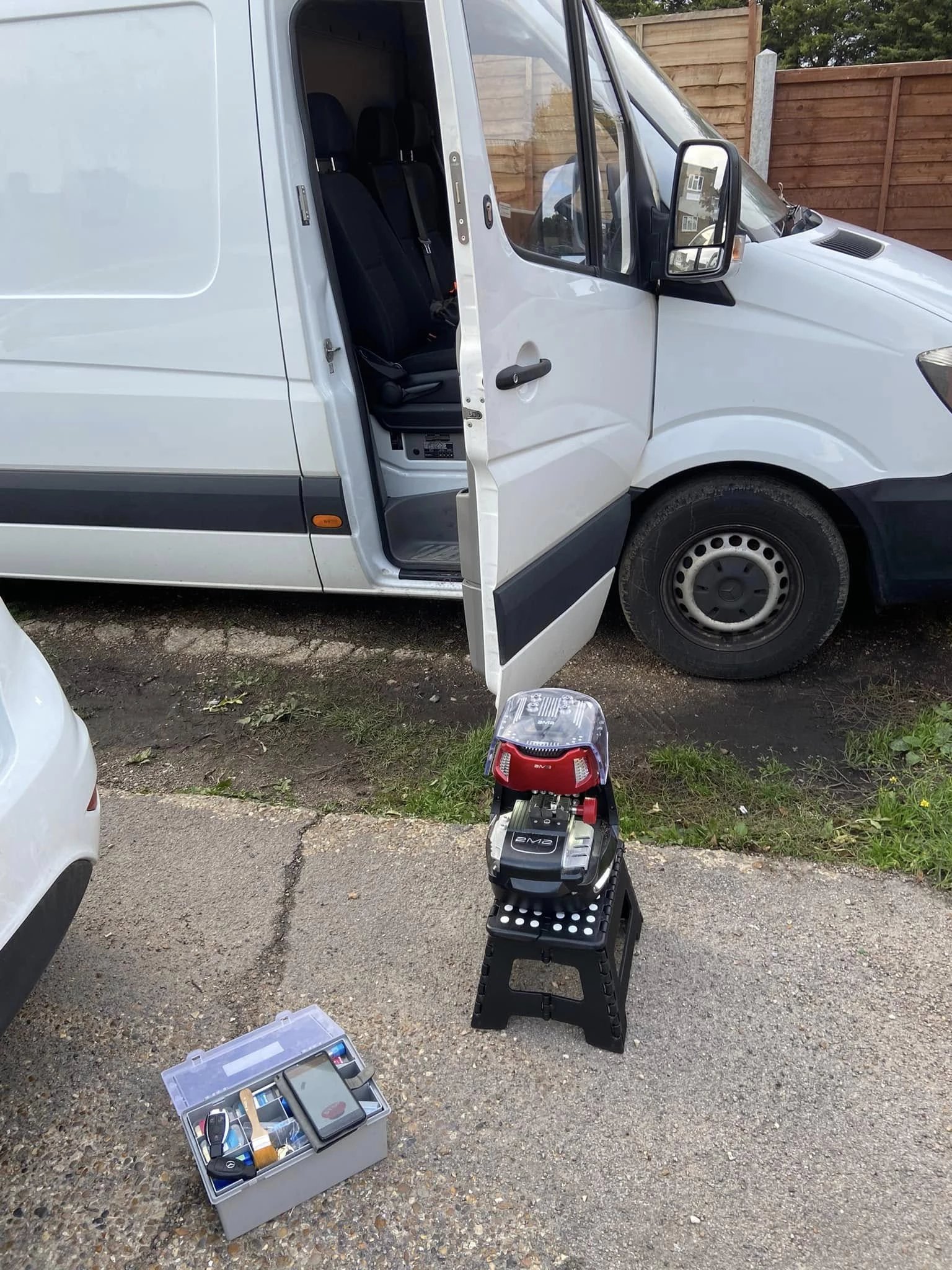 Mercedes Sprinter all keys lost replacement van key cut and programmed by mobile auto locksmith in Smethwick