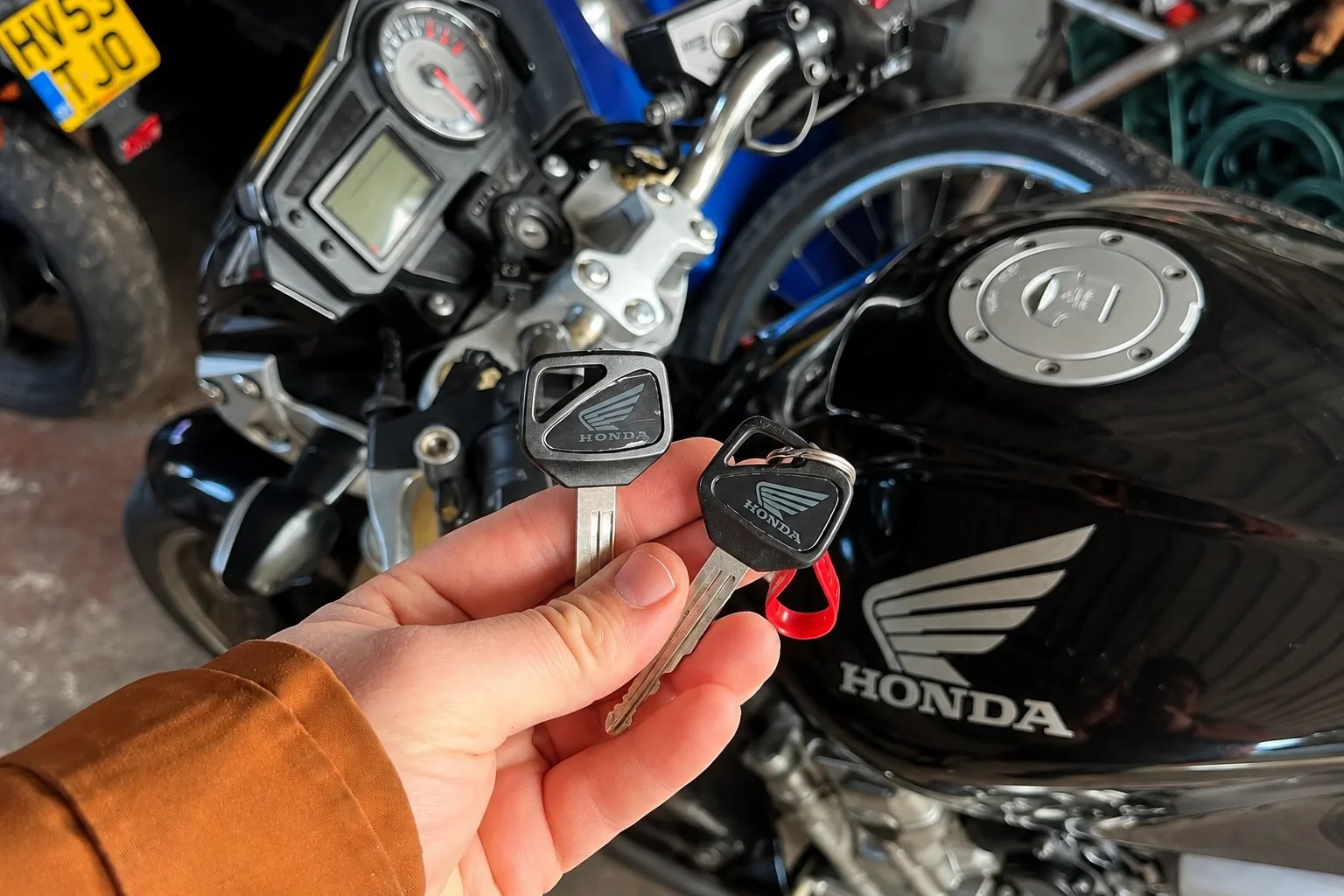 Honda motorcycle spare key cutting and programming service in Redditch