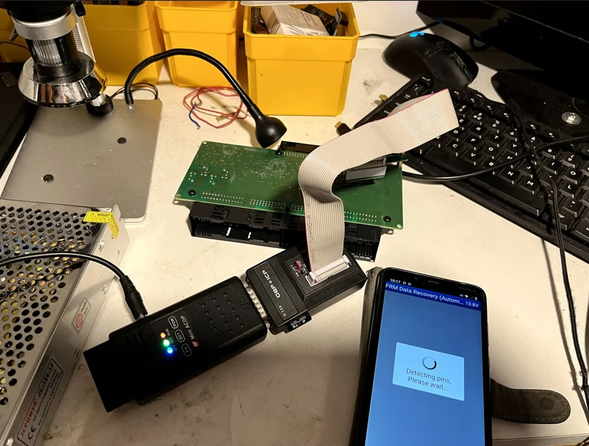 BMW FRM3 bench recovery and EEPROM repair