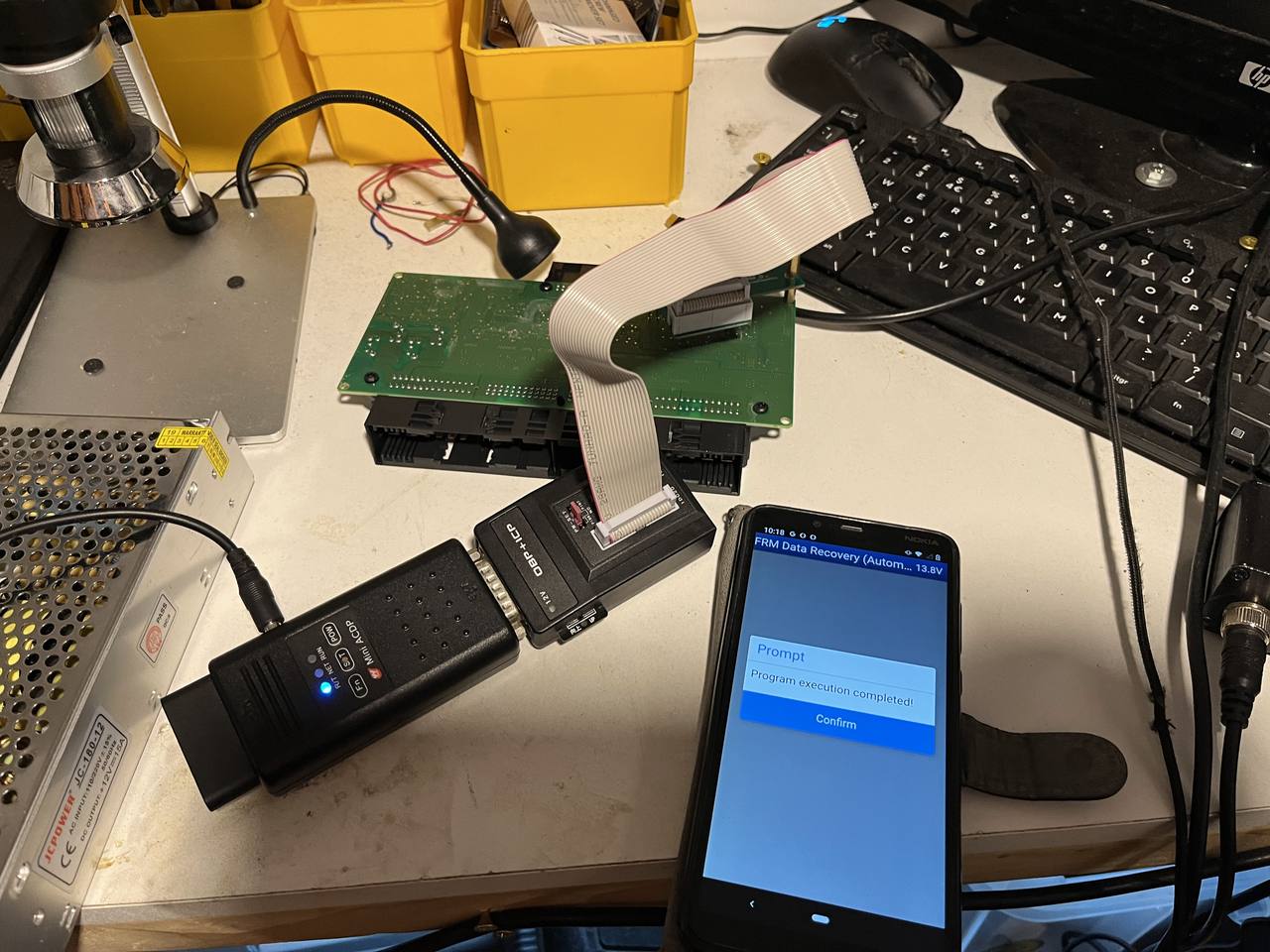 MINI FRM3 Module Recovery & EEPROM Repair – Evesham - real GsmHelp completed job photo 1