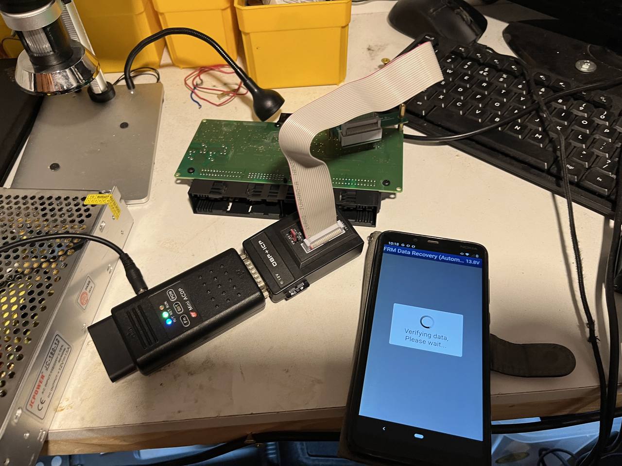MINI FRM3 Module Recovery & EEPROM Repair – Evesham - real GsmHelp completed job photo 3