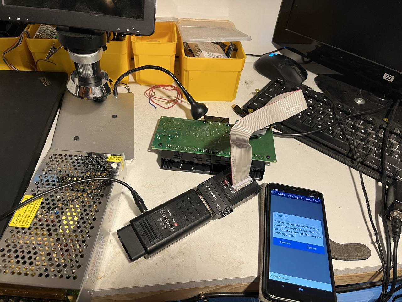 MINI FRM3 Module Recovery & EEPROM Repair – Evesham - real GsmHelp completed job photo 5