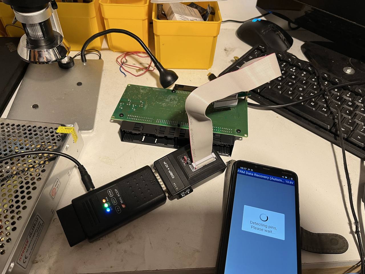 MINI FRM3 Module Recovery & EEPROM Repair – Evesham - real GsmHelp completed job photo 6