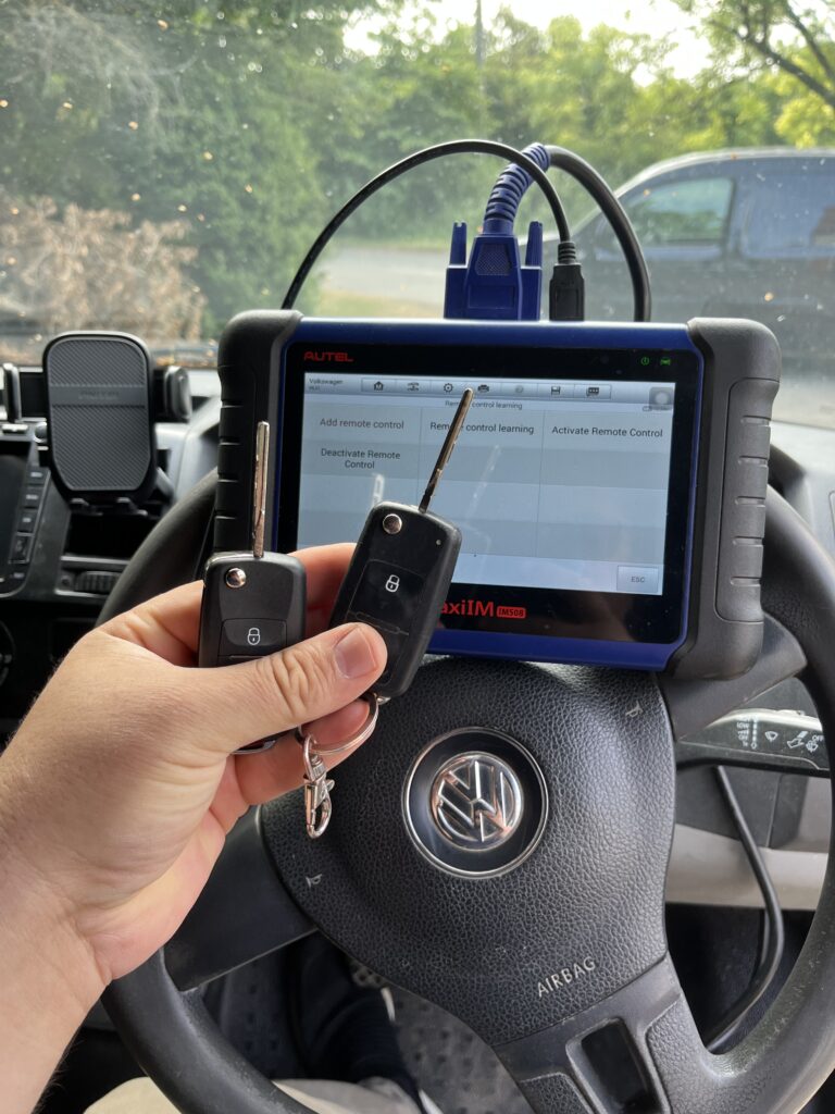 Mercedes all key lost replacement and programming performed on-site by mobile auto locksmith