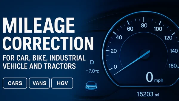 Mileage correction service for cars, vans, bikes, HGVs and tractors in Evesham