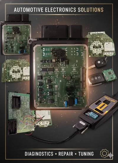 Automotive ECU repair and programming tools for vehicle electronics in Evesham